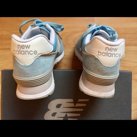 New Balance Classics Womens 574 Baby Blue Size 6B - Picture 4 of 7